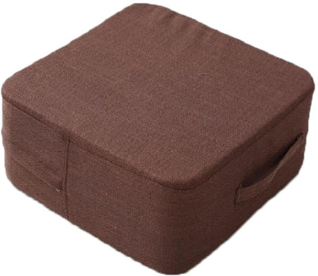 키밍 네모 높이쿠션, 브라운