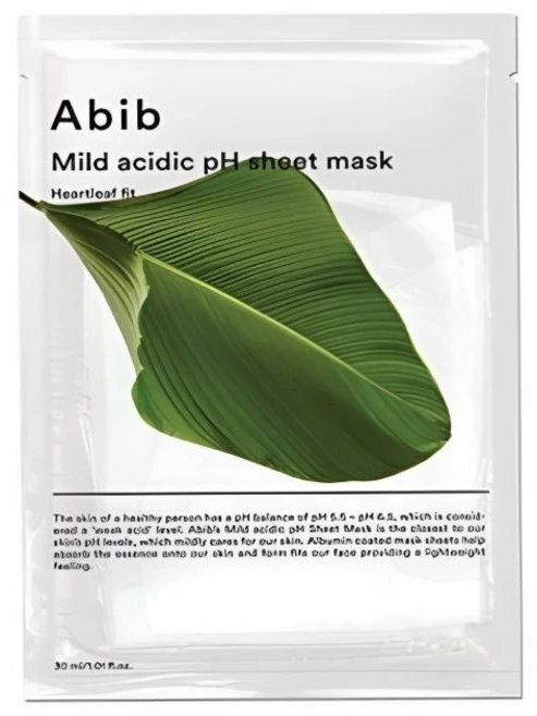 아비브 약산성 pH 시트 마스크 어성초 핏 30ml, 1개입, 10개 - 쿠팡
