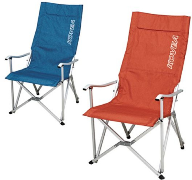캠핑만물 코베아 필드 릴렉스 롱 체어 2, 블루, 1개