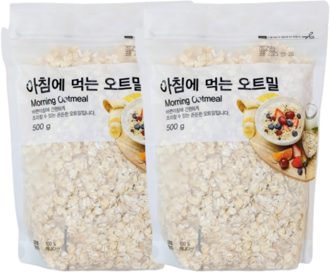 아침에 먹는 오트밀 500g x 2개