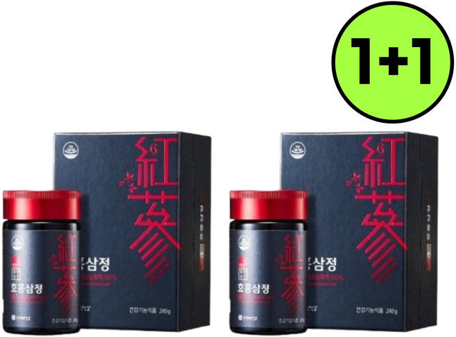 고려원인삼 홍익삼 효홍삼정골드 항산화 면역력증진 240g, 2개