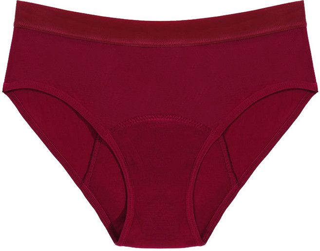 四層女士生理期內褲免衛生巾大姨媽褲中腰防漏月經期褲外貿9081, 2XL(210-230斤)-363