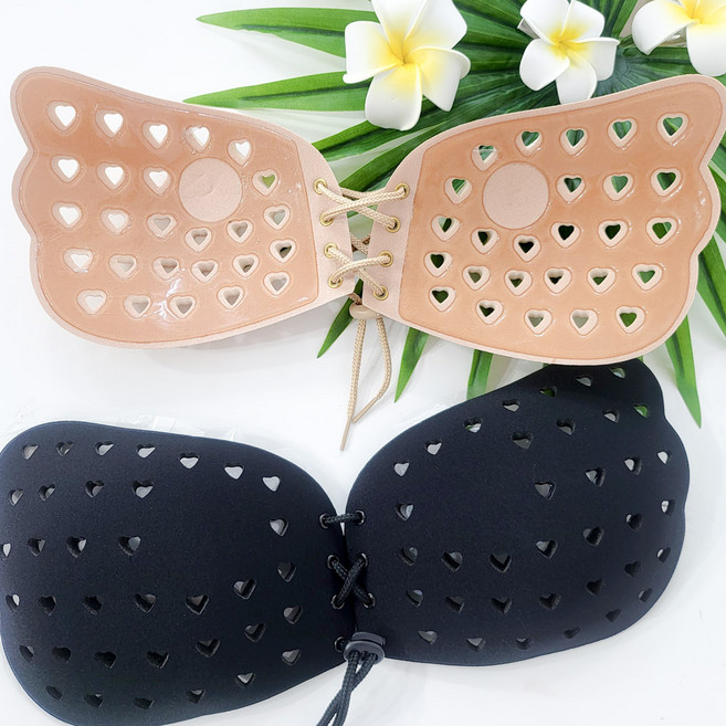 [빅사이즈추가/수영복가능]에어 코르셋 누드브라/누드브라/웨딩브라/뽕브라/실리콘누드브라/웨딩속옷/브래지어/끈없는브라/빅사이즈브라/수영복누드브라