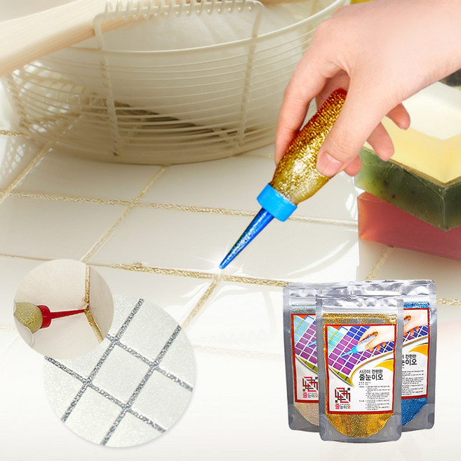 100% 국내생산 초프리미엄줄눈 화장실리모델링 줄눈셀프시공 줄눈이오, 금펄, 변기테두리(벽면)용, 1개