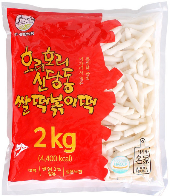 [송학식품]신당동 쌀떡볶이 2kg _ 얇은떡볶이 떡볶이, 1개, 1개