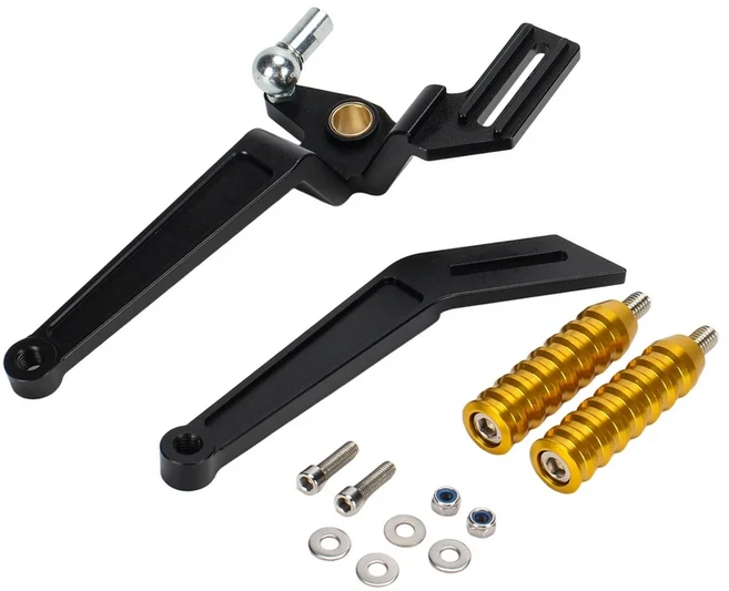 1PC 바이크 오토바이 조정 기어 변경 시프트 레버 시프터 페달 Triumph Bonneville 1200 Bobber 2017-On P, 01 CHINA, 02 Gold