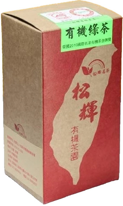 松輝茶園 有機綠茶 - 宜蘭縣有機認證, 1個, 松輝茶園-有機綠茶