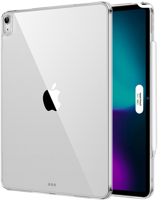 ESR 아이패드 슬림 백커버 태블릿PC 케이스, 클리어(투명), 1개