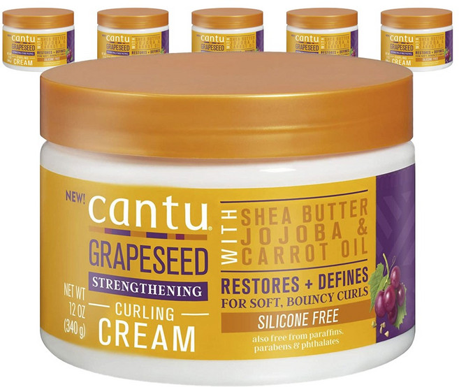 칸투 포도씨 강화 컬링 크림, 6개, 340g
