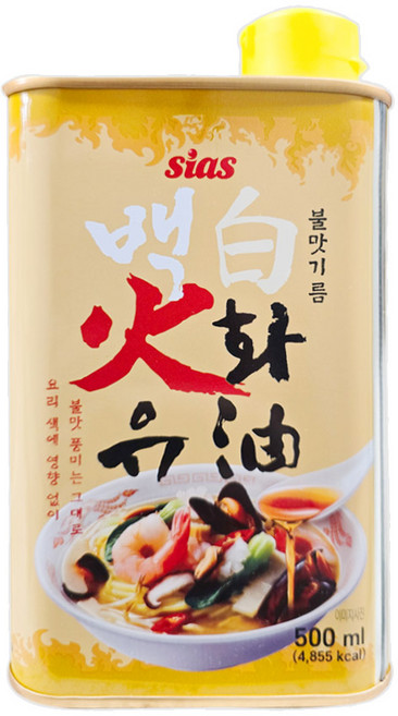 시아스 백 화유 불맛기름 500ml 불향 불맛
