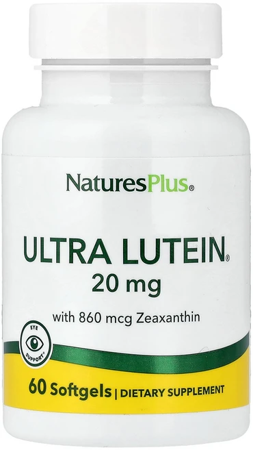 NaturesPlus Ultra Lutein® 20mg 소프트젤 60정, NaturesPlus Ultra Lutein® 20m, 1개 - 쿠팡