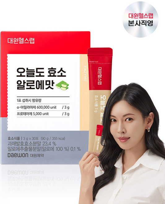 대원제약 대원헬스 오늘도 효소 알로에맛, 1개, 30회분