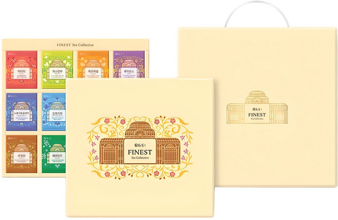 담터 허브티 컬렉션 선물세트, 허브티 12종 + 종이가방, 1세트