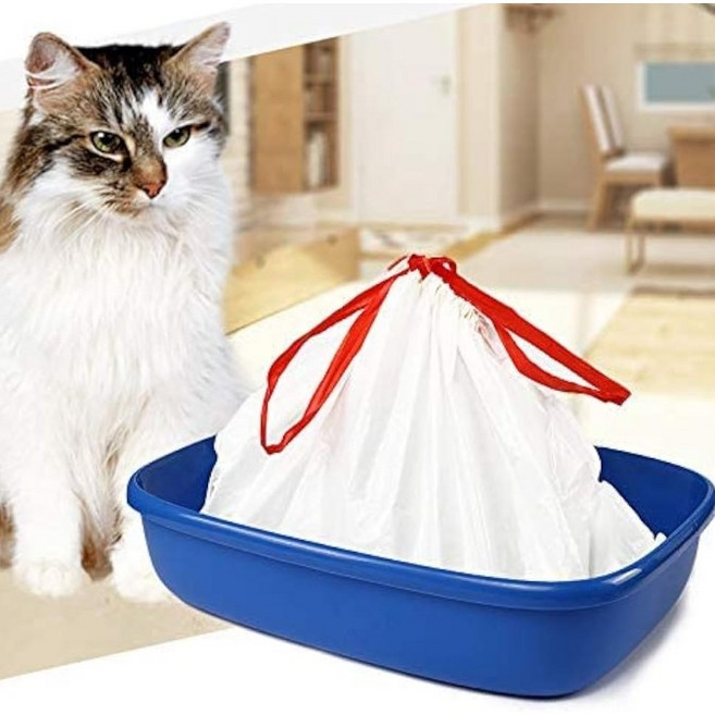 (70% 3개묶음 땡처리) 고양이 화장실 모래갈이 비닐라이너 위생처리 샌드백 10매 x 3개, 3개, 단일