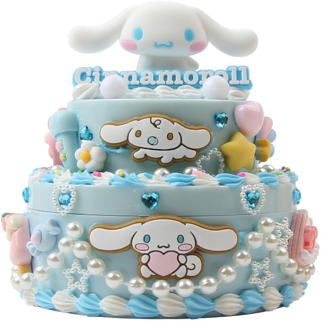 시나모롤 보석함 꾸미기 DIY 무드등 2단 정리함 만들기세트