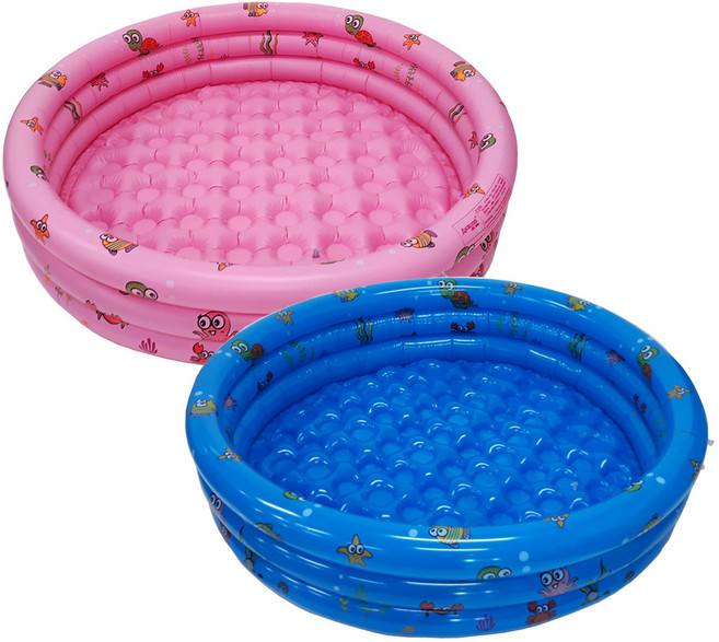 [INTIME]130cm 대형 원형 풀장, 핑크