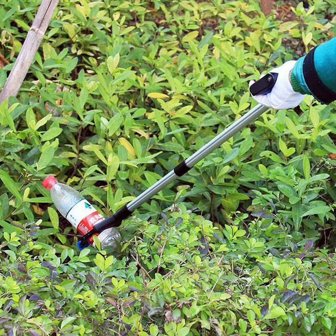 에코벨 알루미늄 접이식 쓰레기 집게, 그린, 1개