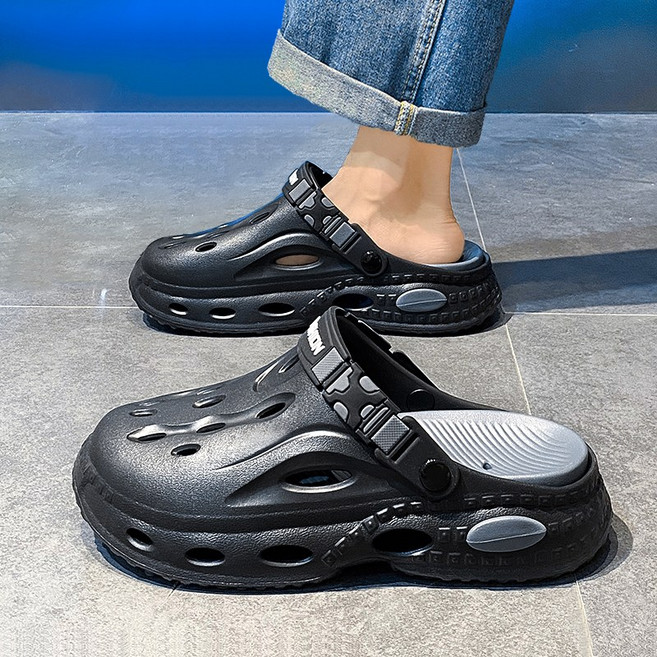 Modern Fashion 남자 트렌디 쿠션감 슬리퍼 다용도 스트랩 샌들 W84