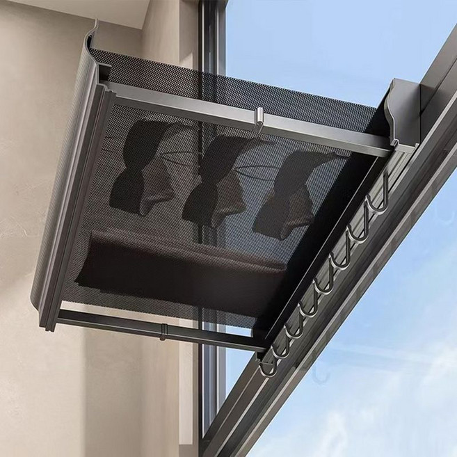 무타공 접이식 화장실 선반, 1개, 화이트 중형