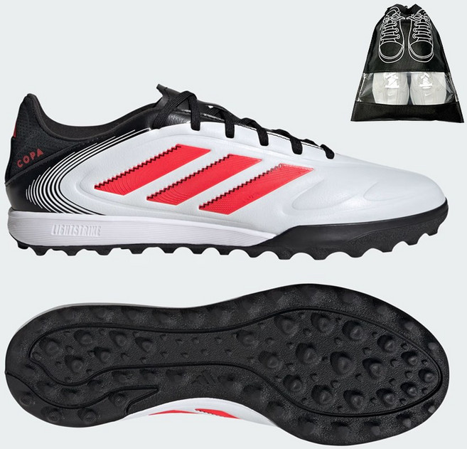 아디다스 코파 퓨어3 리그 터프 TF 인조잔디 풋살화 성인용 축구화 + 신발가방