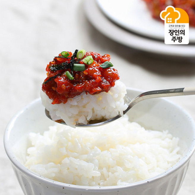 [장인의주방GL]비빔낙지젓 1kg 밥도둑 반찬 밀키트 낙지, 1개