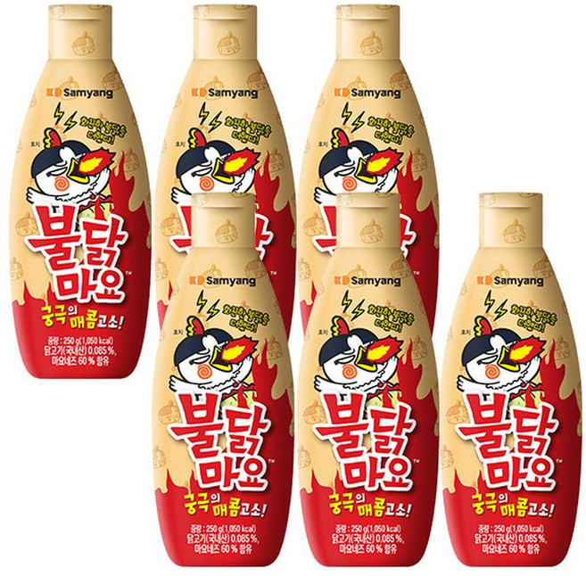 삼양 불닭마요소스 250g 6개