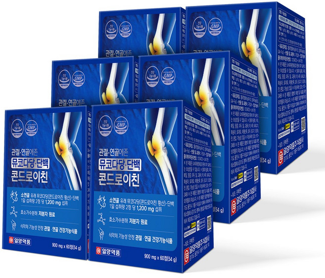 일양약품 저분자 소연골 콘드로이친 1200, 60회분, 6세트