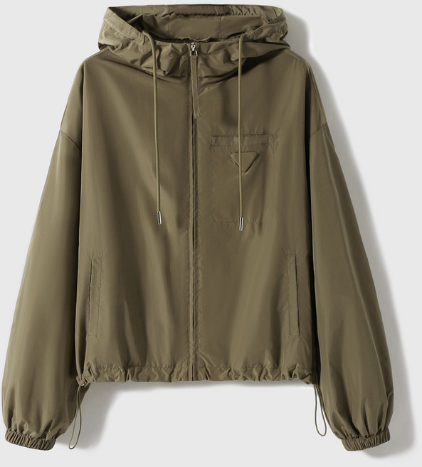 【輕暖抗皺】連帽外套 風衣 夾克 女裝外套 春季外套 短款外套 記憶面料 輕盈便攜 防風防潑水 春季通勤戶外穿搭