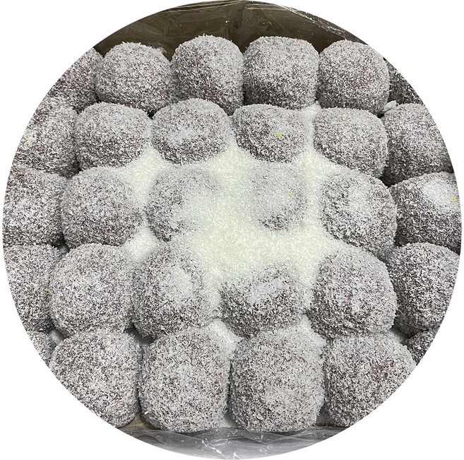 1650. 찹쌀떡(흑미)-30개 [하절기 아이스박스 무료], 1개, 1.8kg