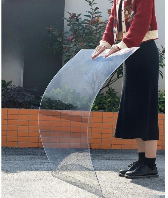 투명 대형아크릴판 플라스틱 보드 하드 두께 3/5mm 보드 pvc, 60 x 122cm x 3mm