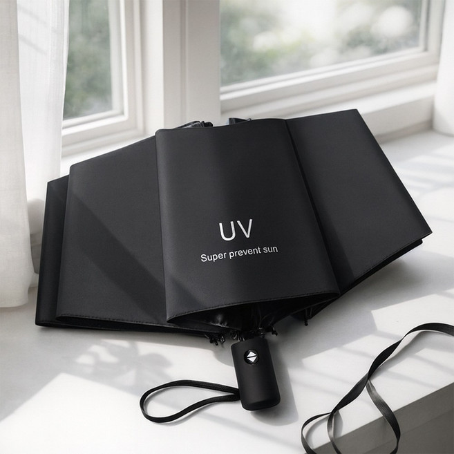 하우블리 라이트 UV 자외선차단 접이식 원터치 3단 자동 우산 양산