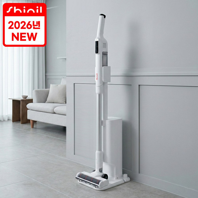 신일 슬림라이트 무선청소기 / 250W BLDC 올인원스테이션 (먼지통비움+충전+거치+수납), 색상
