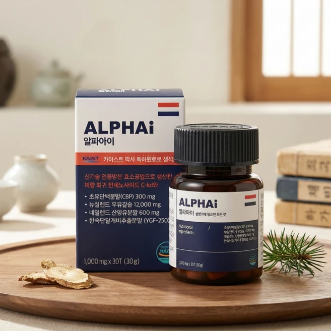 알파아이 1000mg X 30정 3박스 ALPHAI 네덜란드 초유 단백질 CBP 우유 성장기 영양제 535936 - 쿠팡