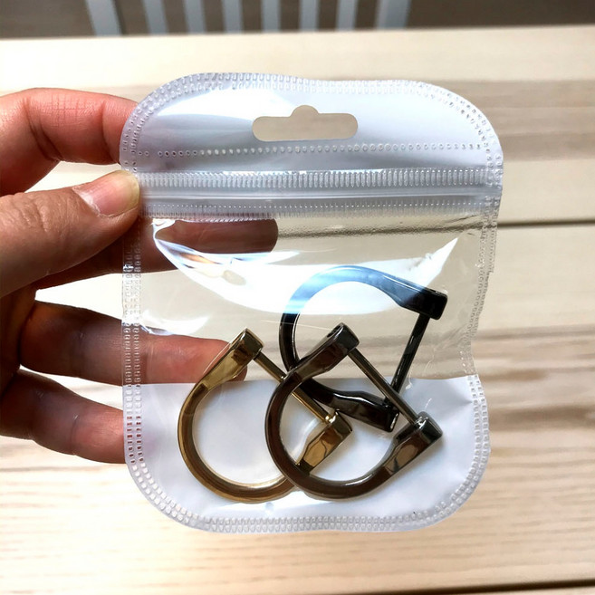 9.5x12소분팩 OPP PVC지퍼백 파우치 포장 지퍼백 실리콘 슬라이드 에어캡봉투 양면투명 여행 캠핑 차박용품, A화이트