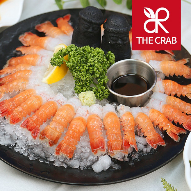 제주 딱새우 특대, 1개, 딱새우 회 1팩 (20미 전후)