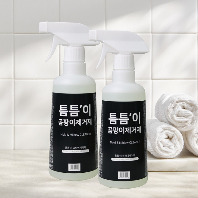 틈틈이 뿌리는 곰팡이제거제 벽지 화장실 베란다 욕실 타일, 1개, 500ml