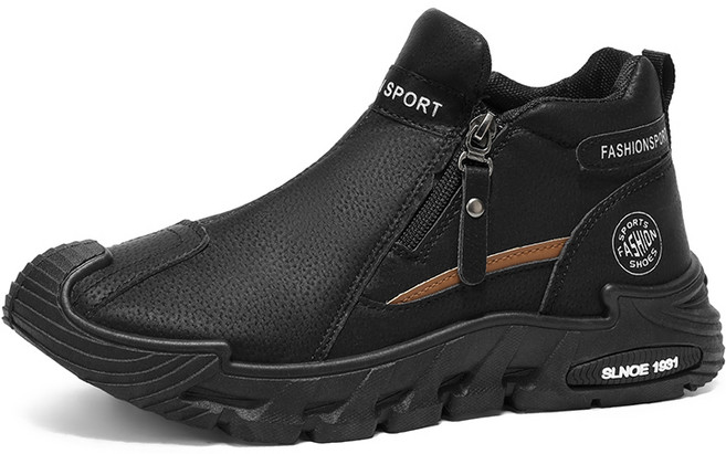 스타일닥터 남자 하이탑 안전화 운동화 기모 키높이 발편한 워커화 전술 신발 낚시화