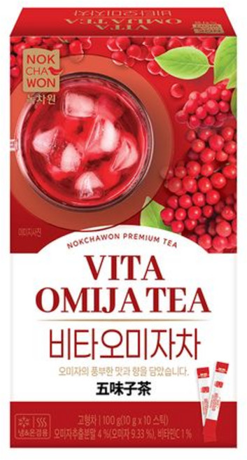 녹차원 비타오미자차 10스틱, 1개, 단품