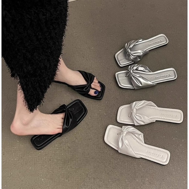 모코뮬리 러블리 쪼리슬리퍼 굽높이 1CM