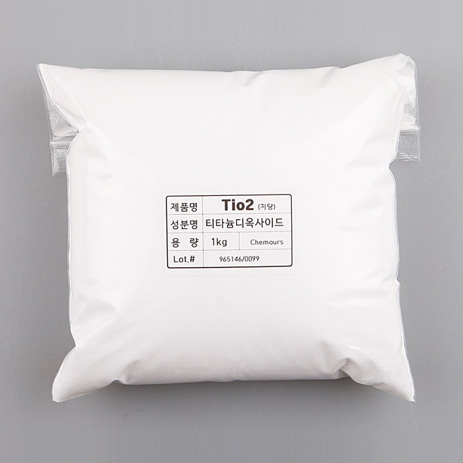 Tio2 산화티타늄 티타늄디옥사이드 지당 1kg, 1개