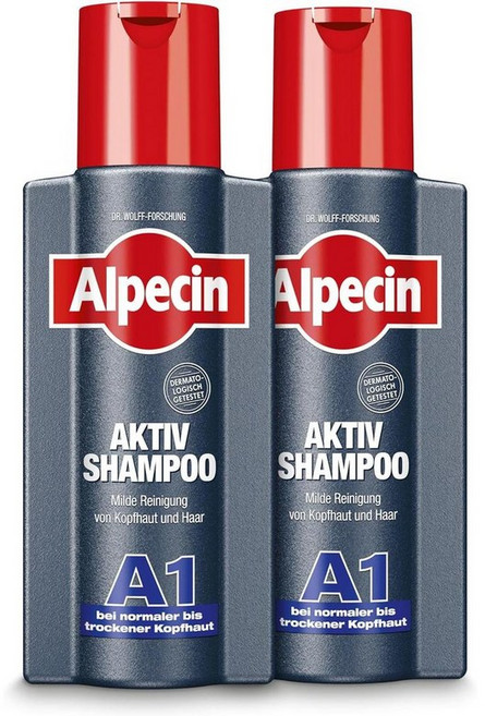 Alpecin 알페신 액티브 샴푸 A1, 2개, 250ml