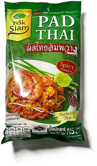 태국 YOKSIAM 스파이시 팟타이 쌀국수 밀키트 / Thai YOKSIAM PAD THAI SPICY RICE NOODLE MEAL KIT, 1개, 115g