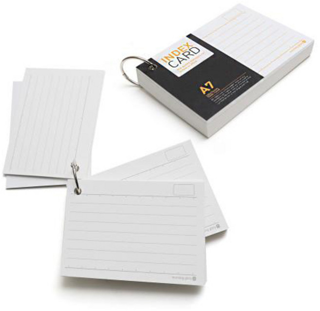 모닝글로리 A7 정보카드 단어장 유선, 2개