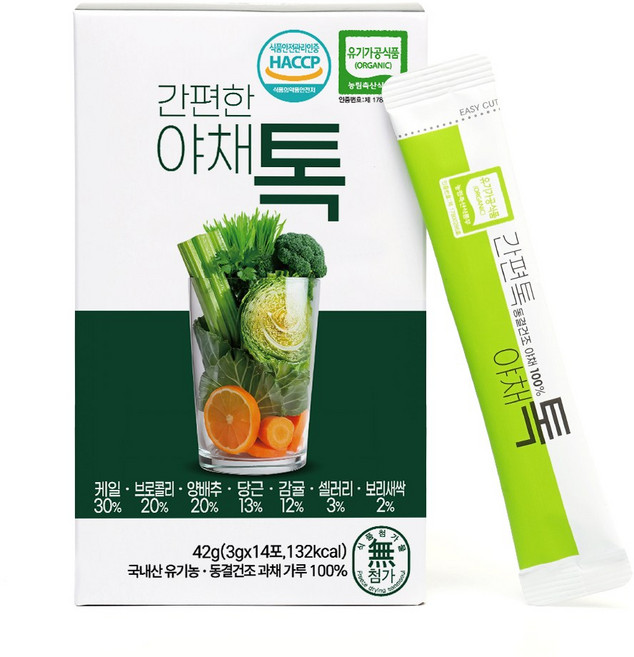 산마을 간편톡 야채톡(스틱), 28개, 3g