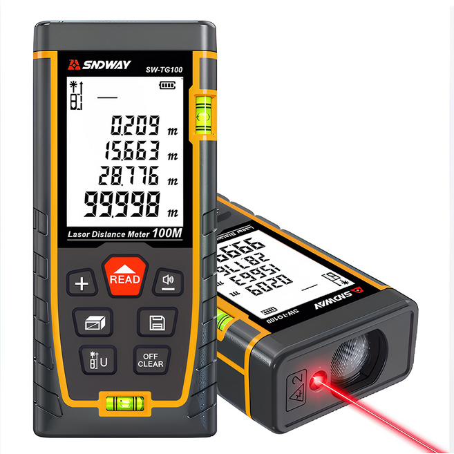 굿라이프 초정밀 레이저 거리측정 레이져 줄자, 1개