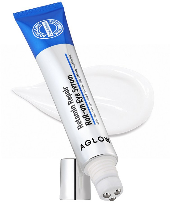 멜라트 어글로우 롤 온 아이 세럼 / 레티놀 아이크림 눈가주름 팔자 다크서클 붓기, 1개, 30ml