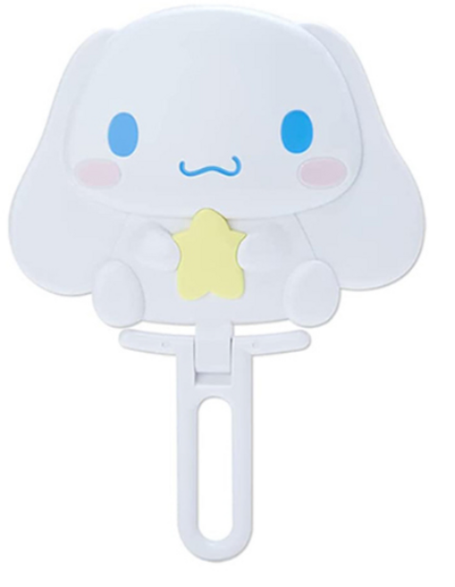 산리오 시나모롤 얼굴 모양 스탠드 거울, 1개