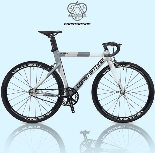 2025 콘스탄틴 어베인 픽시 자전거, 1개, 51cm, 맷 그레이