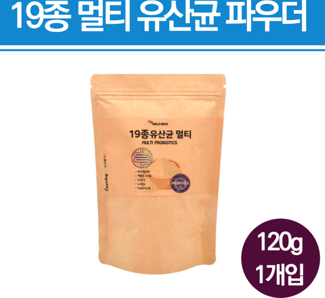 장까지 살아가는 물에 타먹는 어르신 온가족 락토페린 유산균 초유 프로바이오스틱스 락토바실러스 아시도필러스 국내산 프락토올리고당, 120g, 1개