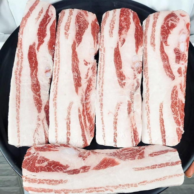 [당일발송] 진짜 지방 많은 이베리코 삼겹살, 300g, 1개